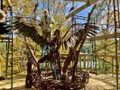 Nesting Eagles | Public Sculptures by Wendy Klemperer Art Inc | VINS Nature Center in Hartford. Item made of steel