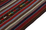 1950s Vintage chaput Kilim rug in Beige-Brown, Red | Area Rug in Rugs by Rug and Kilim