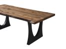 Black Walnut Solid Wood Dine Table - Custom Table | Dining Table in Tables by Tinella Wood. Item composed of walnut and metal in contemporary or country & farmhouse style