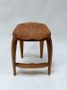 Sculpted/Artistic stool | Chairs by Wooden Imagination. Item composed of walnut