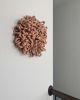 Rose gold Bougainvillea | Wall Sculpture in Wall Hangings by Cristina Ayala. Item made of wool with fiber