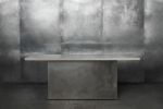 Cast Pedestal Dining Table | Tables by Studio S II. Item composed of steel and cement