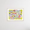 Plein Air Drawing #5: Snow Desert | Mixed Media by k-apostrophe. Item composed of paper & synthetic
