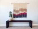 Extra Large Hand Dyed Modern Macrame Wall Hanging | Wall Hangings by Love & Fiber. Item composed of cotton and fiber