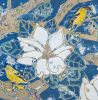 Midnight Magnolia- sold | Oil And Acrylic Painting in Paintings by L Rowland Contemporary Art. Item composed of wood & synthetic