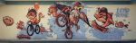 Let's Ride | Murals by Illuminaries | Cesar Chavez Middle School in Union City