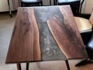 Epoxy side Table, Epoxy Resin Table, Epoxy Wood Table | Dining Table in Tables by Innovative Home Decors. Item made of wood works with country & farmhouse & art deco style