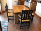 "Hand Tools only" Furniture Old World | Dining Table in Tables by Paul's Green Barn. Item made of oak wood works with minimalism & country & farmhouse style