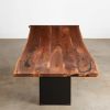 Walnut Dining Table No. 434 | Tables by Elko Hardwoods. Item composed of walnut and steel in contemporary or modern style