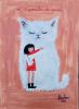 Mi rinconcito de amor | Oil And Acrylic Painting in Paintings by Elena Parau. Item composed of paper in boho or contemporary style
