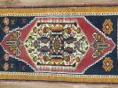 Hand-woven Turkish Rug Doormat| 1.10 x 3.9 | Small Rug in Rugs by Wool and Rug. Item made of wool compatible with boho and contemporary style