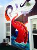 Octopus Attack | Murals by Lindsey Millikan | 20 Mission SF Startup Community in San Francisco. Item composed of synthetic