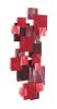 "Ruby" TTS Glass and Metal Wall Sculpture | Wall Hangings by Karo Studios. Item made of metal with glass