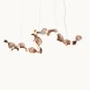 Dune 12 Curve in Metallic Tones Pendant Light | Chandeliers by MOSS Objects. Item composed of metal compatible with contemporary and japandi style