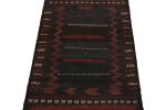 1950s Vintage Kilim rug in Purple, Red and Gray Tribal | Area Rug in Rugs by Rug and Kilim