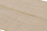 Rug & Kilim’s Accent Kilim, Square Rug with Textural Cream | Area Rug in Rugs by Rug and Kilim