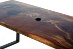 Conference Table | Tables by Bucktown Built | Bucktown Built in Chicago. Item composed of walnut and metal in minimalism or mid century modern style