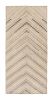 Vintage Zeki Müren Rug in Beige-Brown Geometric Patterns | Area Rug in Rugs by Rug and Kilim