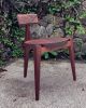 Knockdown Chair (#0061) | Accent Chair in Chairs by Kamiya Furniture. Item composed of walnut and brass in minimalism or mid century modern style