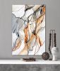 Calacatta | Watercolor Painting in Paintings by Rhonda Deland. Item made of paper works with boho & mid century modern style