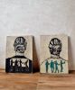 White Ceramic Tile Wall Hanging Tile | Wall Sculpture in Wall Hangings by ShellyClayspot. Item composed of ceramic