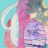 Azure Memory | Mixed Media in Paintings by Nastia Craig. Item compatible with contemporary style