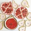 Pomegranate platter 30 cm | Decorative Plate in Decorative Objects by Federica Massimi Ceramics. Item made of ceramic