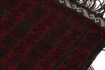 Vintage Baluch Persian rug in Brown, Red & Blue Patterns | Area Rug in Rugs by Rug and Kilim