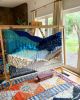 imaginative abstract landscape | Macrame Wall Hanging in Wall Hangings by Maryanne Moodie. Item composed of fabric