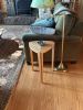 Notch Leg Table | End Table in Tables by Brian Cullen Furniture. Item made of oak wood works with minimalism & mid century modern style
