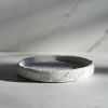 Textured Tray in Alpine White Concrete | Decorative Tray in Decorative Objects by Carolyn Powers Designs. Item made of concrete compatible with mid century modern and contemporary style