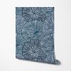 Coral Medal Weave Wallpaper | Wall Treatments by Patricia Braune. Item composed of paper