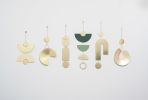 Frond Wall Hanging in Green | Wall Sculpture in Wall Hangings by Circle & Line. Item composed of brass compatible with contemporary and modern style