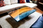 Epoxy Table, Living Room Epoxy Coffee Table, Centre Table, | Tables by Innovative Home Decors. Item made of wood compatible with country & farmhouse and art deco style