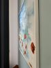 Red Poppies | Oil And Acrylic Painting in Paintings by Sally K. Smith. Item made of linen with synthetic works with minimalism & contemporary style