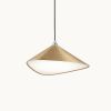 Emily II Pendant Light – Gold Semi-Matte | Pendants by MOSS Objects. Item made of steel works with contemporary & modern style