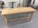 Rustic Island/Bar Table | Communal Table in Tables by Wooden Imagination. Item composed of oak wood compatible with boho and coastal style