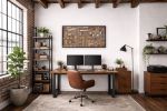Circuit Board: Wood wall sculpture | Wall Hangings by Craig Forget. Item composed of oak wood in mid century modern or contemporary style