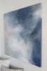 Cloudy I - Original Painting on Canvas 40"x40" | Oil And Acrylic Painting in Paintings by 330art. Item composed of canvas in boho or contemporary style