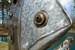Celestial Fish | Public Sculptures by Donald Gialanella. Item made of steel