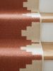 Handwoven Woolen Runner Rug | Rugs by Evergreen Carpets. Item made of wool works with boho & minimalism style