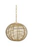 Amara Handmade Rattan Round Hanging Lampshade | Chandeliers by Amara. Item composed of wood in boho or contemporary style