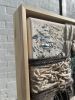 "the end is the beginning" (sold) | Mixed Media in Paintings by VISCERAL HOME STUDIO. Item composed of wood and canvas in boho or contemporary style