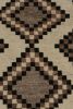 Vintage Gabbeh Tribal Runner in Gray, Beige-Brown and Black | Area Rug in Rugs by Rug and Kilim