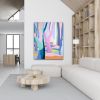 Dreamy abstract forest artwork 'Lost in sweet dream' | Oil And Acrylic Painting in Paintings by Amy Kim. Item composed of canvas and synthetic
