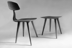 Mantaray Stool | Chairs by Kokora. Item made of oak wood works with mid century modern & japandi style