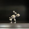 Stainless Steel Rabbit Bunny Robot 'Wait...' | Sculptures by IRENA TONE. Item composed of steel in minimalism or art deco style