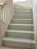 Handwoven Woolen Green Runner Rug | Rugs by Evergreen Carpets. Item composed of wool in boho or minimalism style