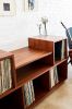 Apodaca Vinyl Record Console | Cabinet in Storage by Alicia Dietz Studios. Item composed of wood
