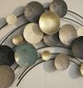 Large Abstract Metal Wall Sculpture: Modern Home Decor | Sculptures by Sarmal Design. Item made of metal works with minimalism & mid century modern style